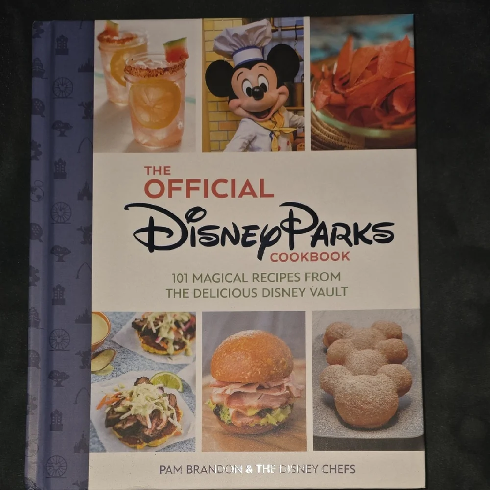 Disney Official Cookbook with Red and Blue Accents